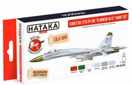  Hataka Hobby  NoScale Red Line (Airbrush-Dedicated): Early Sukhoi Su-27S/Su-27P/Su-27UB "Flanker-B/C" paint set HTKAS104
