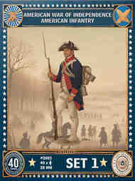 AWI American Infantry set 1 #HAT2003