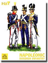  Hat Industries  1/72 Napoleonic Swedish Infantry HTI8091