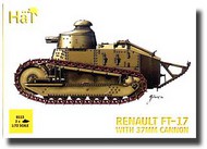  Hat Industries  1/72 WWI Renault FT-17 Tank w/37mm Cannon HTI8113