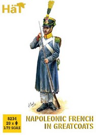  Hat Industries  1/72 Napoleonic French in Greatcoats (20) HTI8234