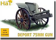  Hat Industries  1/72 WWI Deport 75mm Gun (4) HTI8242