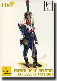  Hat Industries  1/72 Napoleonic French Light Infantry Chasseurs Action - Pre-Order Item HTI8251