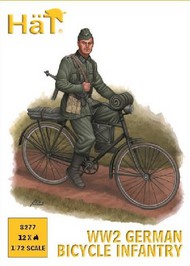  Hat Industries  1/72 WWII German Bicycle Infantry (12) - Pre-Order Item HTI8277