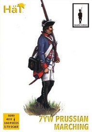  Hat Industries  1/72 7 Years War Prussian Infantry Marching (40) HTI8280