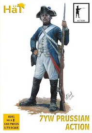  Hat Industries  1/72 7 Years War Prussian Infantry Action (40) HTI8281