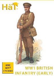  Hat Industries  1/72 WWI British Infantry (Early) (32) HTI8292