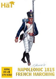 Hat Industries  1/72 Napoleonic 1815 French Infantry Marching (24) HTI8294