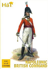  Hat Industries  1/72 Napoleonic British Command (24) HTI8304