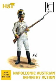  Hat Industries  1/72 Napoleonic Austrian Infantry Action (48) HTI8327
