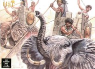  Hat Industries  1/32 Hannibal's Carthaginian War Elephant (1 w/Howdah & 3 Figs) HTI9023