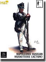 Napoleonic Russian Musketeers Action #HTI9321