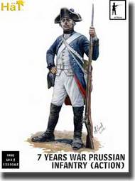  Hat Industries  1/32 7 Years War Prussian Infantry Action (18) - Pre-Order Item HTI9402