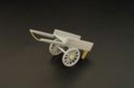 resin kit of wooden 2 wheeled trolley #HLH72041