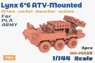  Heavy Hobby  1/144 Lynx 6x6 ATV-Mounted 107mm Rocket Launcher System For PLA Army HVH-14002