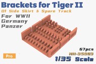  Heavy Hobby  1/35 Brackets For Tiger II of Side Skirt & Spare Track For WWII Germany Panzer* HVH-35003