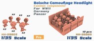  Heavy Hobby  1/35 Bosch Camouflage Headlight Common Components For WWII Germany Panzer* HVH-35005