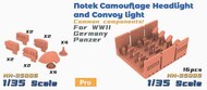  Heavy Hobby  1/35 Notek Camouflage Headlight and Convoy Light Common Components For WWII Germany Panzer* HVH-35006