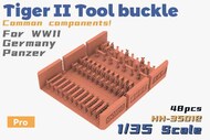  Heavy Hobby  1/35 Tiger II Tool Buckle Common Components For WWII Germany Panzer* HVH-35012