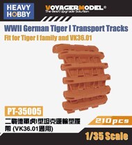  Heavy Hobby  1/35 WWII German Tiger I Transport Type-VK36.01 Workable Tracks* HVH-PT35005