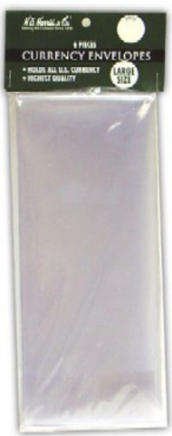  H.E. HARRIS  NoScale Large Currency Holder (6/pk) HEH22136
