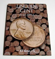  H.E. HARRIS  NoScale Lincoln Cent 1941-1974 Coin Folder HEH2673