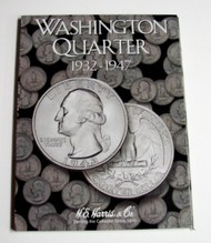  H.E. HARRIS  NoScale Washington Quarter 1932-1947 Coin Folder HEH2688
