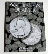  H.E. HARRIS  NoScale Washington Quarter 1965-1987 Coin Folder HEH2690