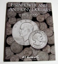  H.E. HARRIS  NoScale Eisenhower & Anthony Dollars 1971-1999 Coin Folder HEH2699