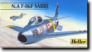  Heller  1/72 F-86F Sabre/Canadair CL13B Sabre VI Fighter HLR80277