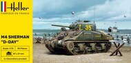  Heller  1/72 M4 Sherman D-Day Tank HLR79892