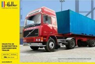  Heller  1/24 Volvo F12-20 Globetrotter Tractor w/Container & Semi-Trailer HLR81702