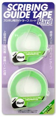 HiQ Parts  NoScale Hard Surface Guide Tape For Scribing 6mm (3m 2Rolls) HIQHRDT6MM