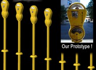  Hi-Tech Products  N Yellow Parking Meters (14) HDS3004