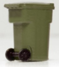 Olive Green Yard Trash Cans (6) #HDS8006