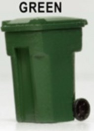 Green Yard Trash Cans (6) #HDS8008