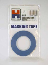  Hobby 2000  NoScale Masking Tape For Curves 2mm x 18m H2K80013