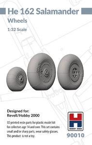 Heinkel He.162A-1/He-162B Salamander Wheels H2K90010