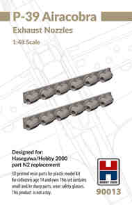 Bell P-39Q/N Airacobra Exhaust Nozzles H2K90013