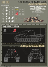 Sd.Kfz.186 Jagdtiger 501.SS - s.Pz.Abt. Austria May 1945 Paint Mask #HQ-JGT16010