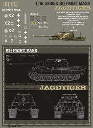  HQ-Masks  1/16 Sd.Kfz.186 Jagdtiger 1.s.Pz.Jg.Abt.512 Iserlohn Germany 16 April 1945 - Obtl. Rondorf Paint Mask HQ-JGT16012