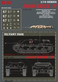  HQ-Masks  1/16 Jagdpanzer IV L48 unknown unit Poland 1944 Paint Mask HQ-JPA16002