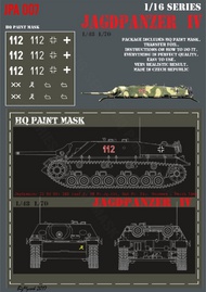  HQ-Masks  1/16 Jagdpanzer IV L48 38 Pz.Jg.Abt. 2nd Pz.Div. Germany. March 1945 Paint Mask HQ-JPA16007