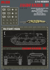  HQ-Masks  1/16 Jagdpanzer IV L48 130th Pz.Jg.Lehr Abt. Pz.Lehr Div. Normandy July 1944 Paint Mask HQ-JPA16009