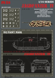  HQ-Masks  1/16 Jagdpanzer IV L48 unidentified unit Italy 1944 Paint Mask HQ-JPA16014