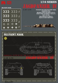  HQ-Masks  1/16 Jagdpanzer IV Jagdpanzer IV L70 13.Pz.Div. Budapest January 1945 Paint Mask HQ-JPA16021