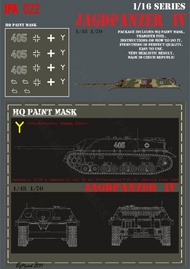 Jagdpanzer IV L70 5.kompanie/II Abt.Pz.Rgt 25 'Rothenburg' 7 Pz.Div Eastern Front 1945 Paint Mask #HQ-JPA16022