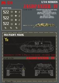  HQ-Masks  1/16 Jagdpanzer IV L70 9.Panzer Division Germany 1945 Paint Mask HQ-JPA16024