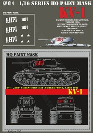 KV-1  'KIM 'Unidentified Unit,Western Front ,March 1942 Paint mask #HQ-KV16014