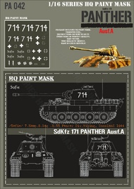 Panther A /Sofie/ 7.Komp.5.Rgt.5.SS- Panzer Div.Wiking Russland 1944 Paint Mask #HQ-PA16042